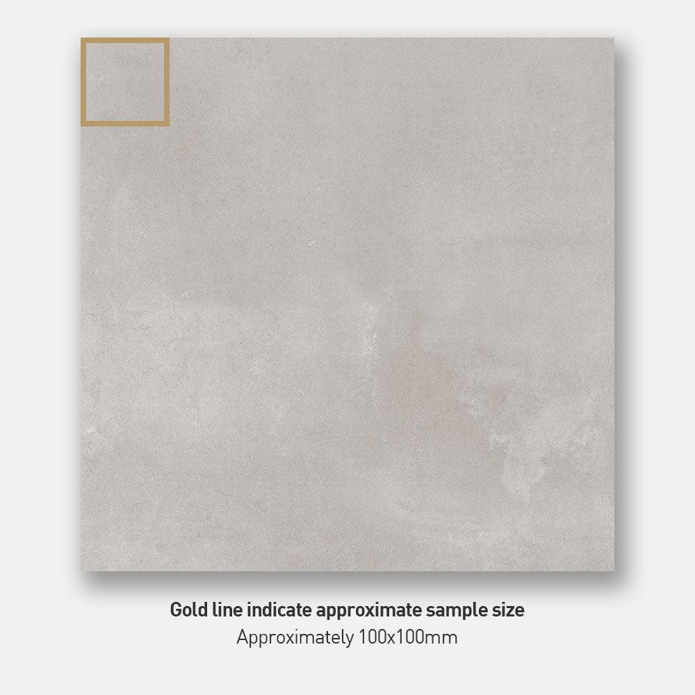 Premium 600x600 Light Grey Porcelain Tile for Outdoor Patio, Garden & Walkway - Durable, Slip-Resistant & Weatherproof Brooklyn Collection
