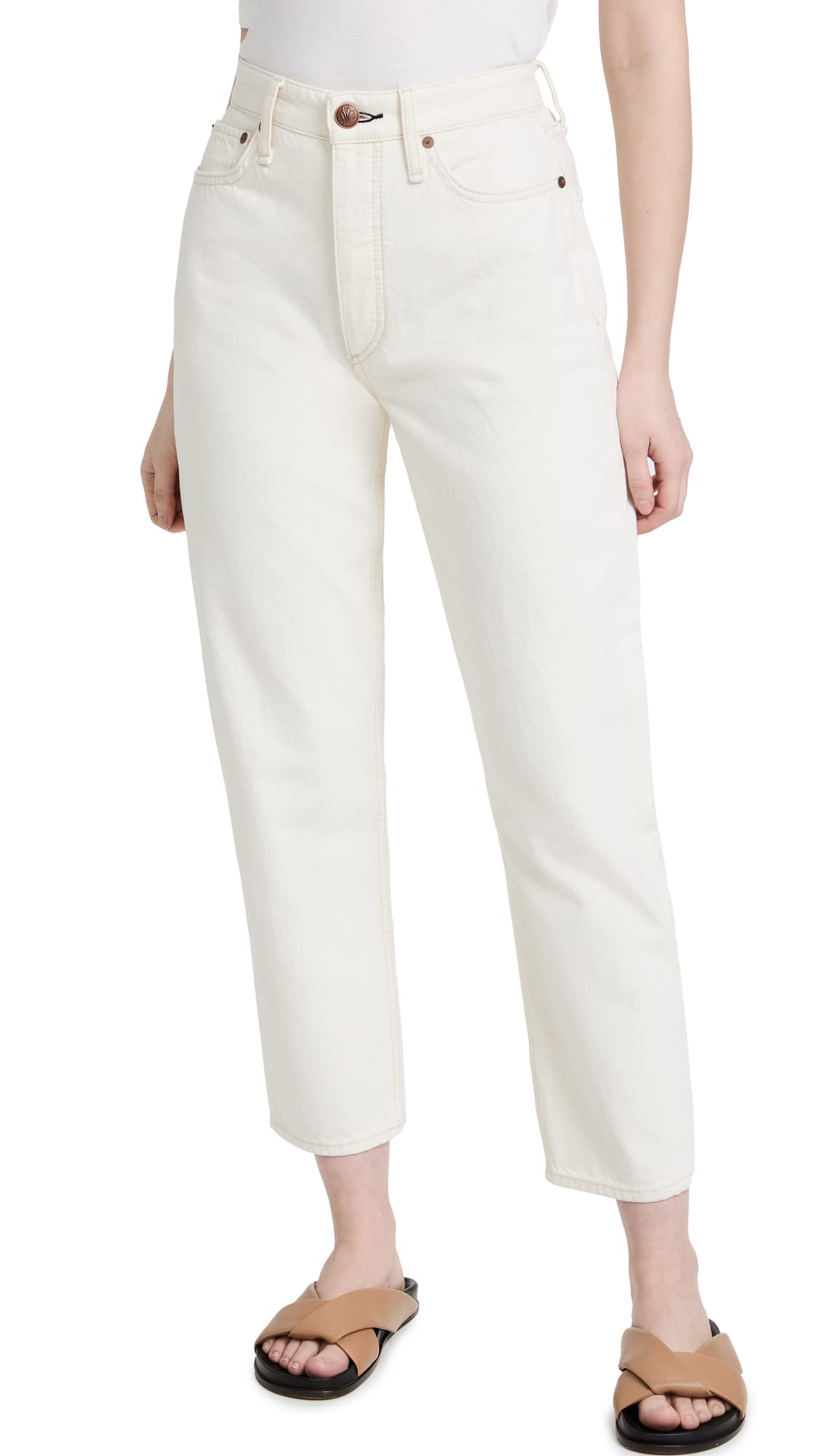 rag & bone Women's Alissa Jeans - High Waist Slim Fit Stretch Denim Pants for Everyday Wear, Work & Casual Outfits
