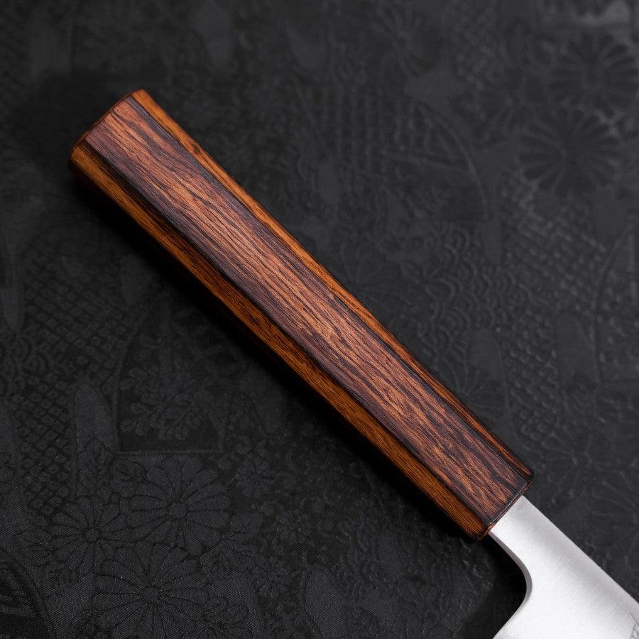 Premium 240mm Sujihiki Japanese Knife - Stainless Clad Blue Super Steel, Polished Sumi Urushi Handle - Perfect for Slicing Sashimi, Sushi & Roasts