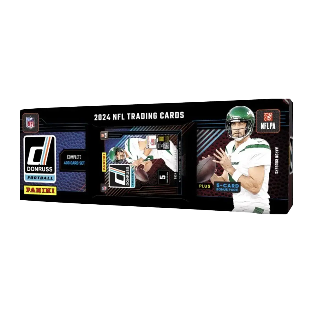 2024 Panini Donruss Football Hobby Factory Set - Complete NFL Trading Card Collection for Collectors & Fans - Perfect for Sports Memorabilia Displays & Fantasy Football Drafts