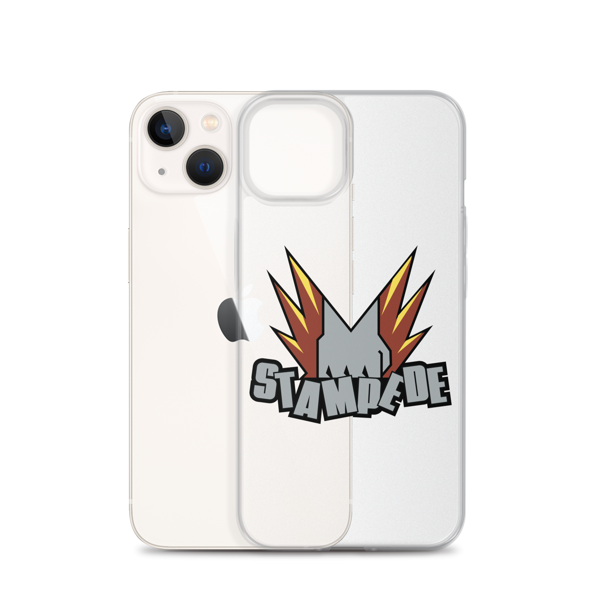 Zoo Jitsu Fighters Stampede iPhone Clear Case - Durable Protective Cover for iPhone 11/12/13/14/15 Pro Max - Slim Shockproof Phone Case for Everyday Use, Travel & Outdoor Activities