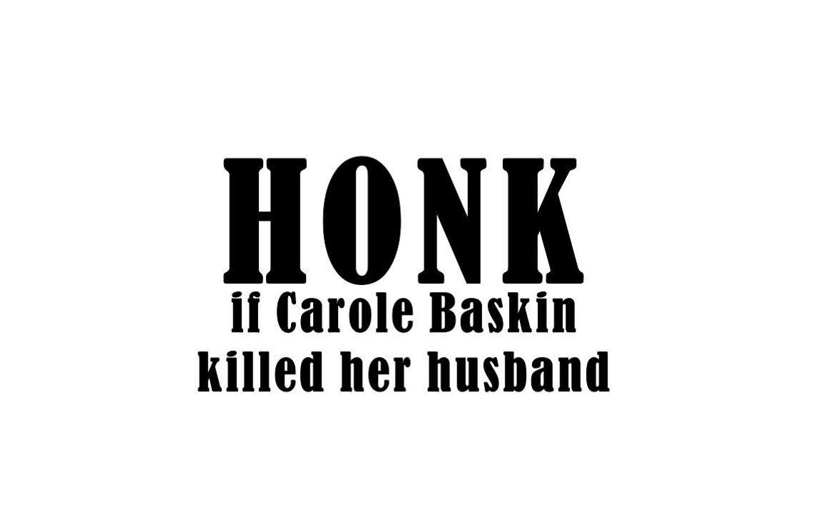 Funny Tiger King Carole Baskin Decal Vinyl Sticker - 5.5 x 3.2 Inches Black MKR1458 - Perfect for Cars, Trucks, Vans, Walls & Laptop Decoration