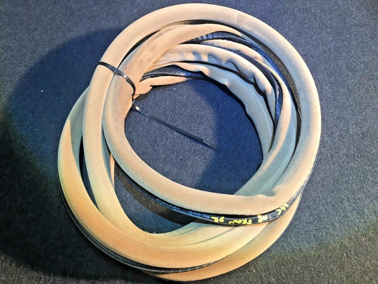 2002-2005 BMW 745i E65 Front Left Driver Side Door Weatherstrip Seal - Genuine OEM Replacement Part for Improved Weather Protection & Noise Reduction - Perfect for Car Restoration & DIY Auto Repair Projects