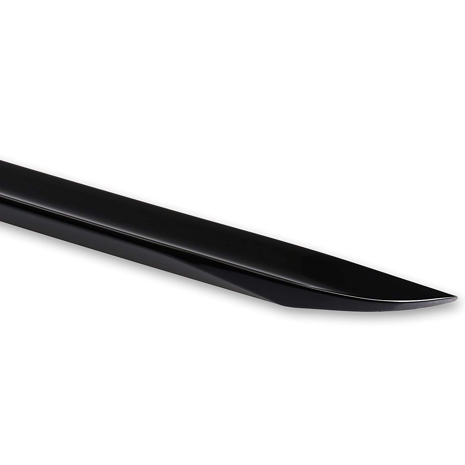2009-2014 Hyundai Genesis BH Sedan Painted Trunk Lip Wing Spoiler - AT White Frost Tricoat (Perfect for Car Customization & Performance Enhancement)
