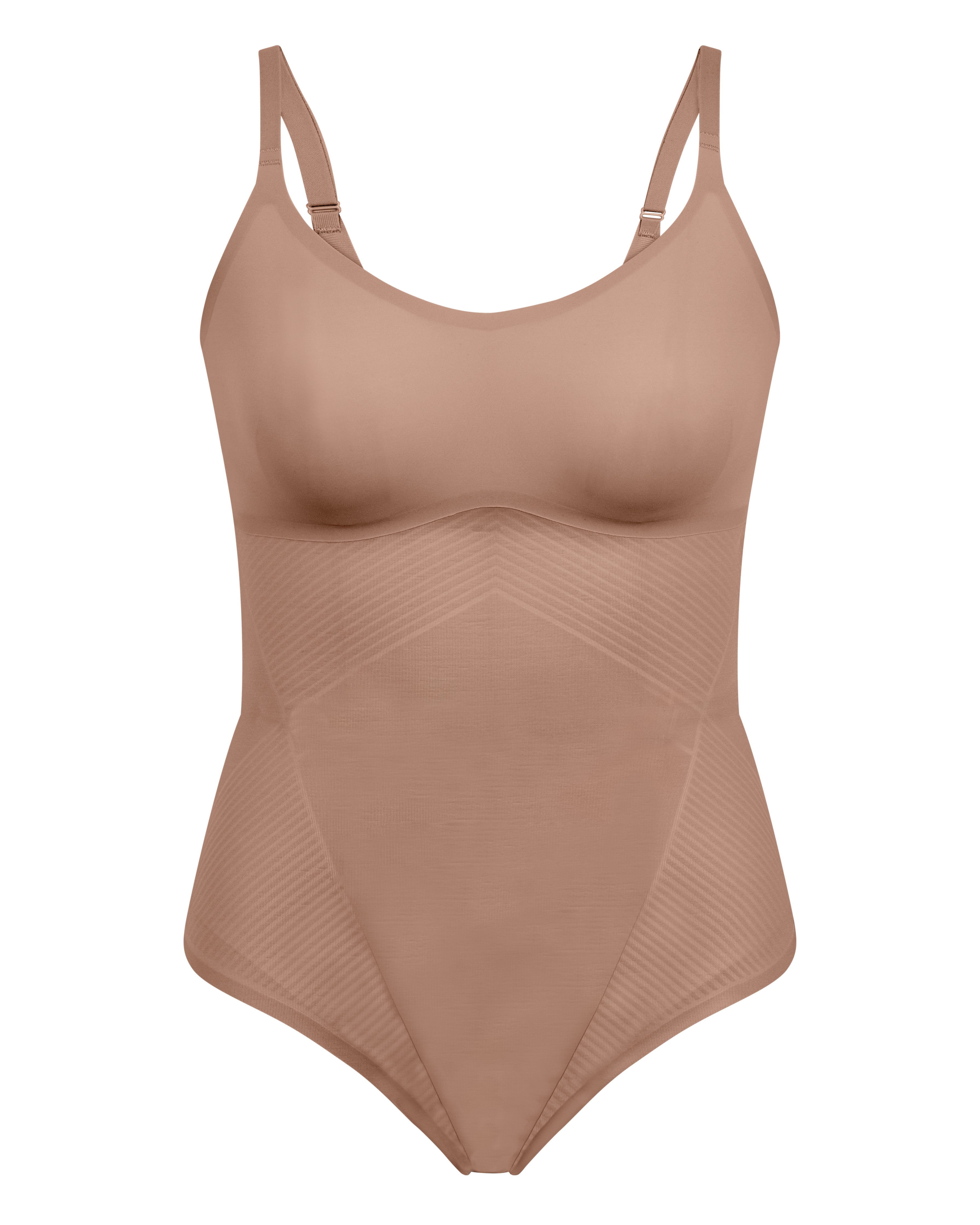 SPANX Shapewear Invisible Cami Thong Bodysuit for Women - Seamless Slimming Underwear for Everyday Wear & Layering