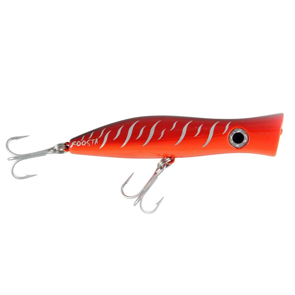 Halco RP135 Roosta Popper Fishing Lure - Topwater Saltwater Bass & Snapper Bait for Surf, Offshore & Kayak Fishing