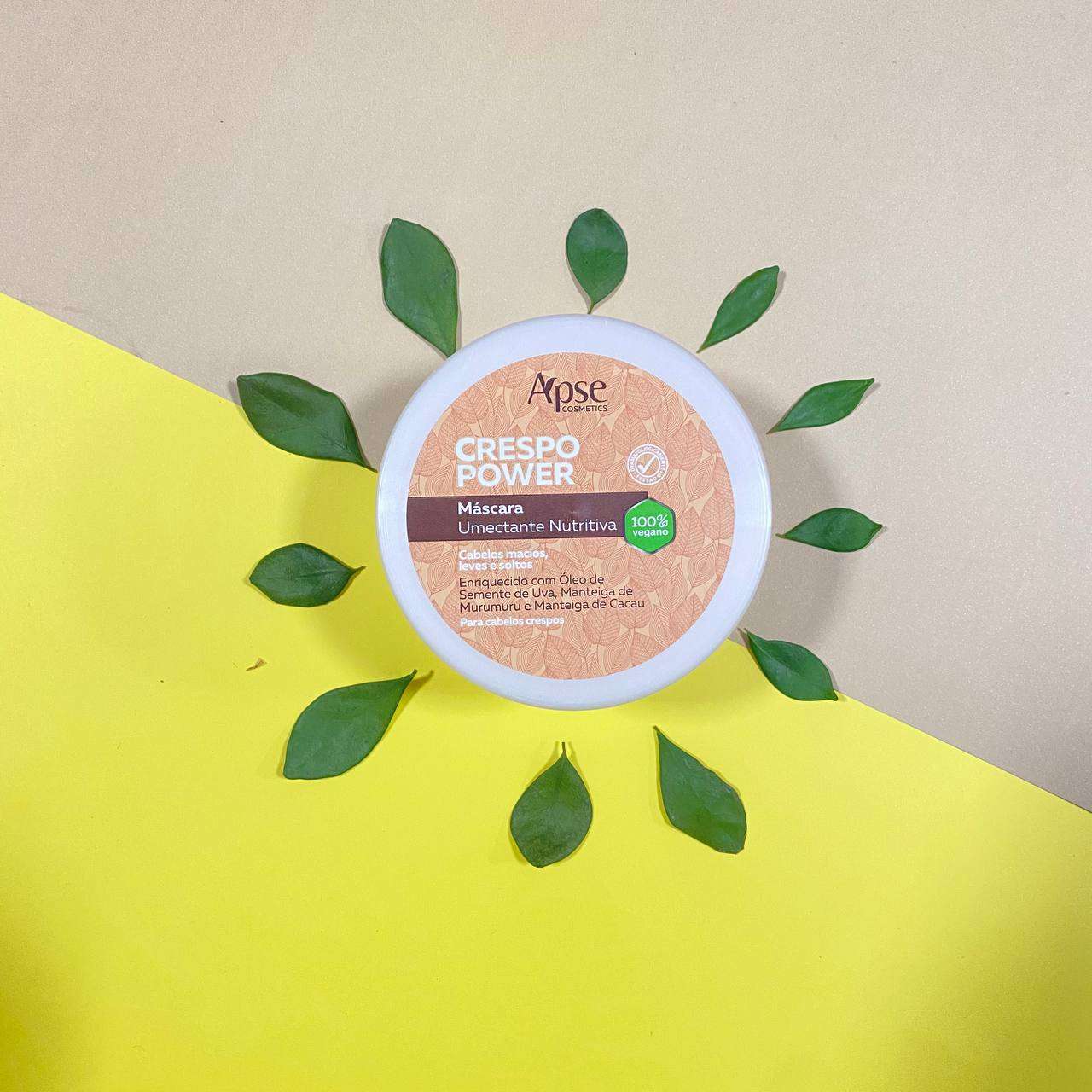Apse Cosmetics Curly Power Moisturizing & Nutritive Hair Mask - 10.58 oz Deep Conditioning Treatment for Curly Hair - Perfect for Dry, Damaged Hair Care & Frizz Control