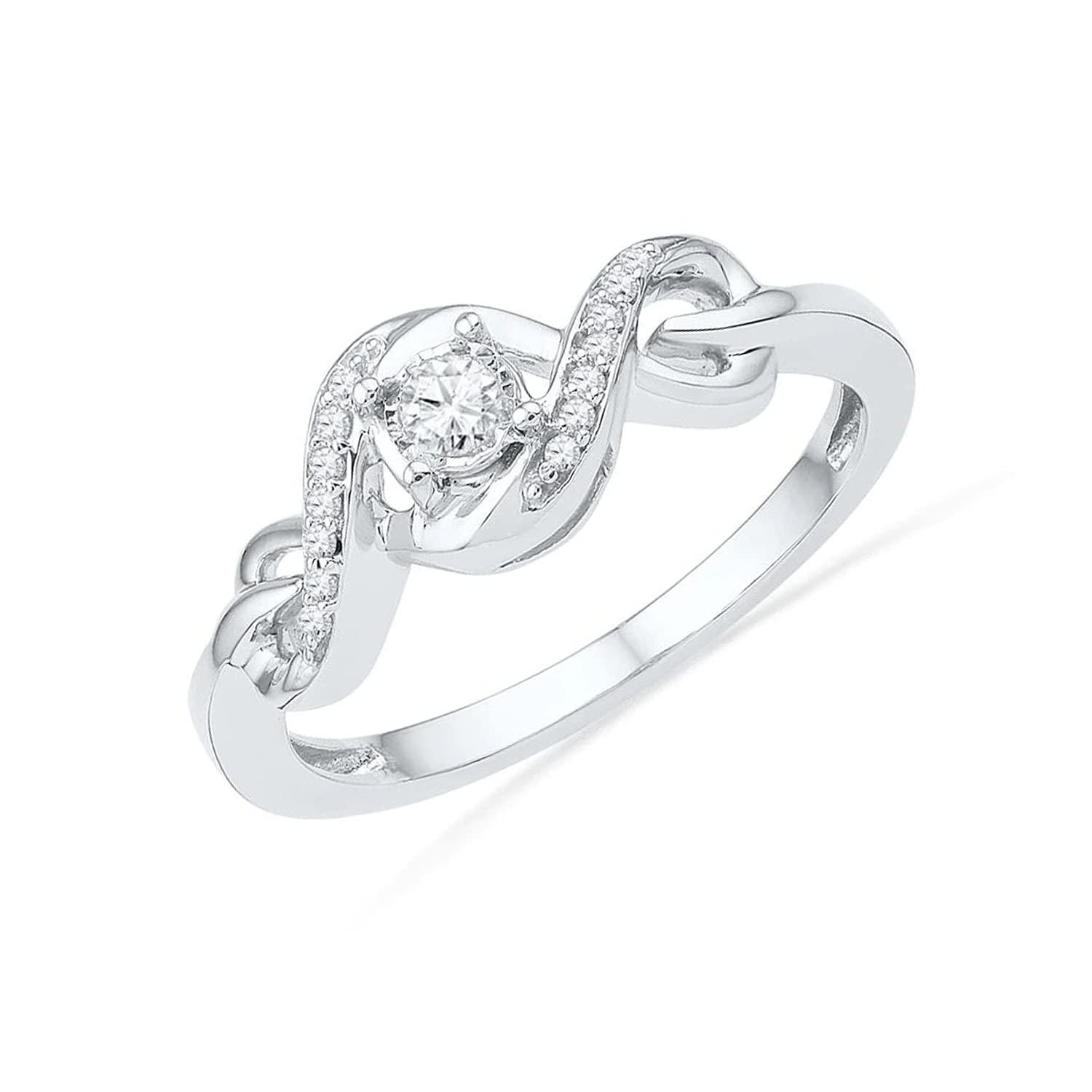 Personalized Heart Ring with Name Engraving - Sterling Silver Eternity Wedding Band for Women, Girlfriend, Wife or Daughter - Perfect for Engagement, Anniversary & Romantic Gifts (Ideal for Valentine's Day, Proposals & Special Occasions)