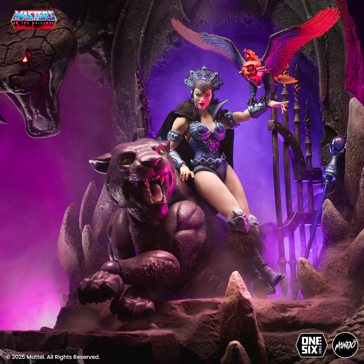 Masters of the Universe Evil Lyn 1/6 Scale Collectible Action Figure - Limited Timed Edition - Perfect for Display, Collectors & He-Man Fans