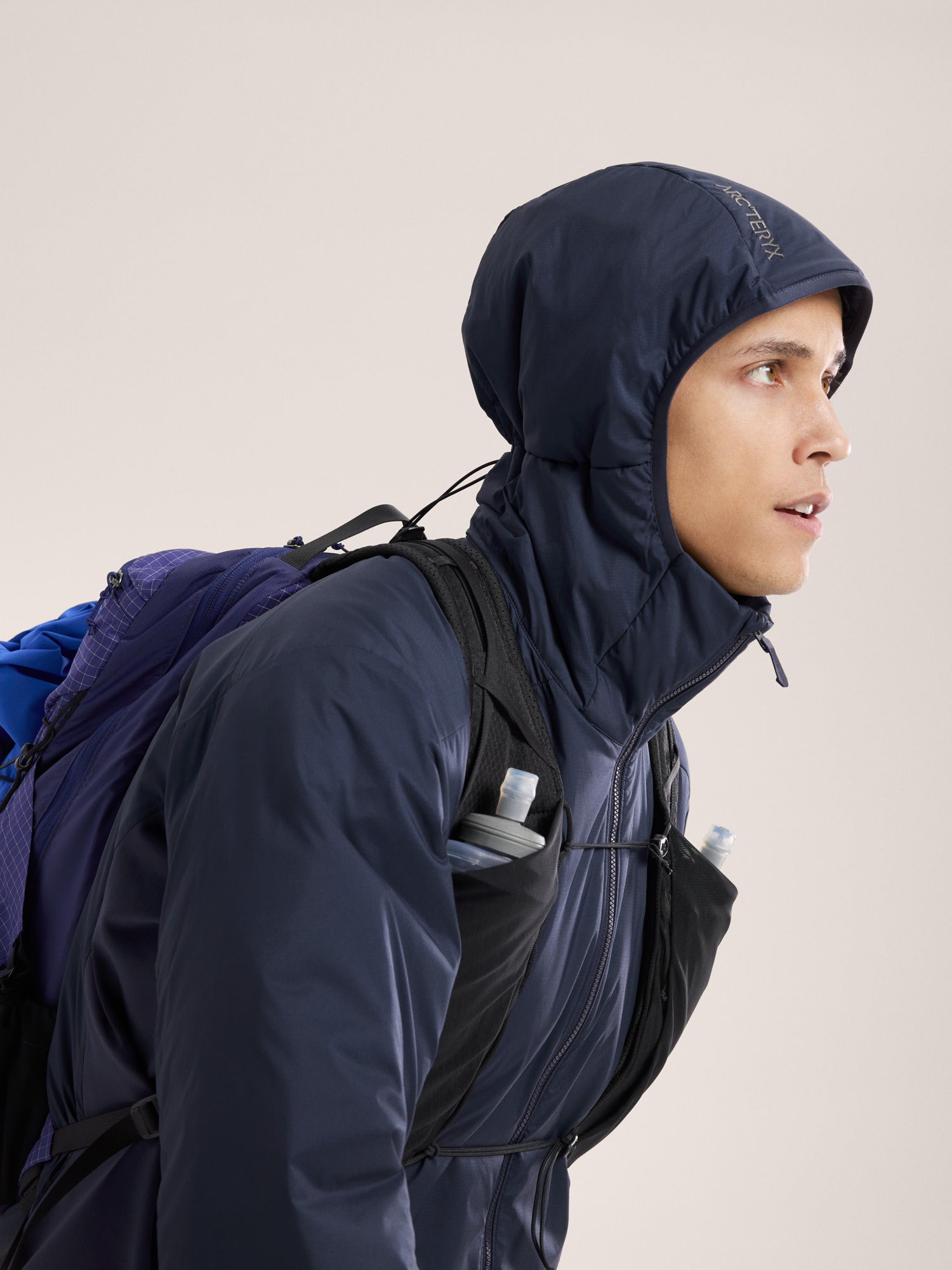 Atom Hoody Men's Lightweight Water-Resistant Hooded Jacket - Perfect for Outdoor Activities, Hiking & Casual Wear