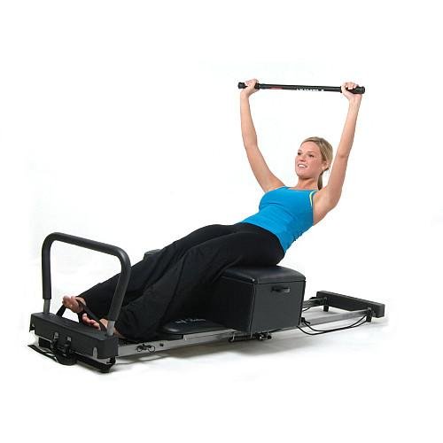 Stamina AeroPilates Box & Pole - Premium Pilates Equipment for Home Workouts | Perfect for Core Strength Training, Flexibility Exercises & Full Body Toning | Ideal for Yoga Studios, Gyms & Home Fitness Spaces