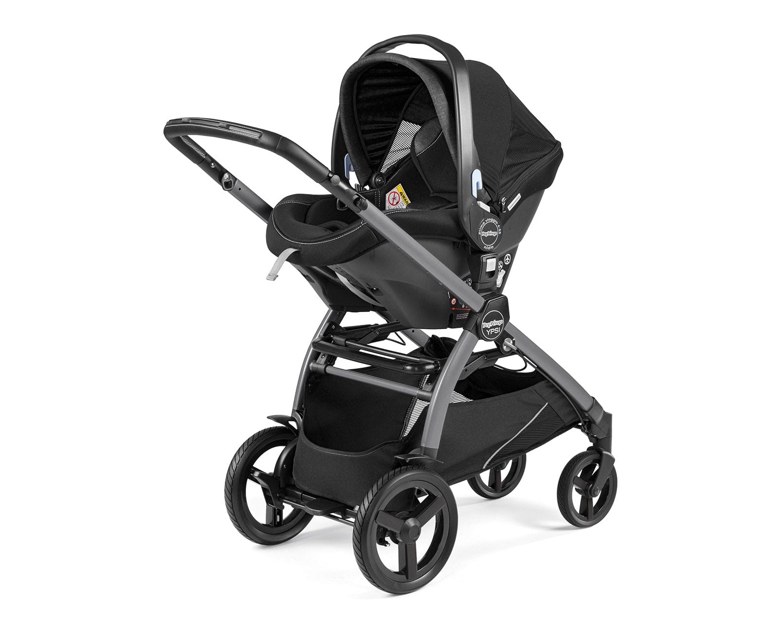 Peg Perego YPSI Travel System Stroller and Car Seat Combo - Lightweight, Compact for Easy Travel - Perfect for Newborns, Infants & Toddlers - Ideal for Airports, Shopping & Daily Outings