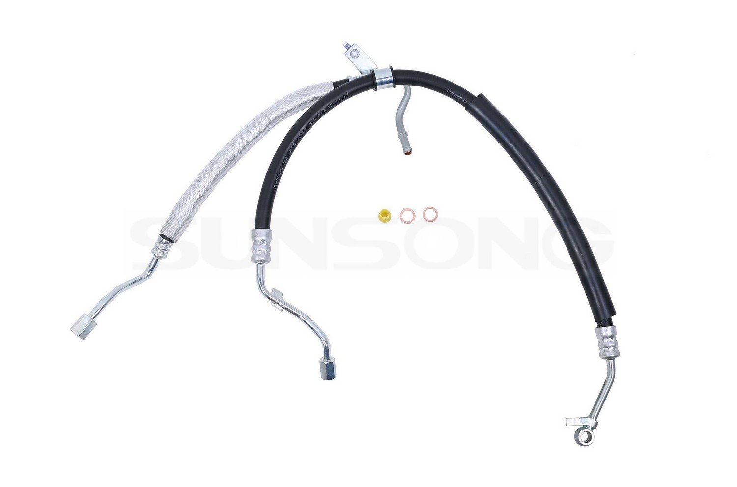 Sunsong 3403941 Power Steering Hose Assembly - High Performance Replacement for Smooth Steering | Perfect for Chevy, GMC, Ford & Dodge Trucks & SUVs | Durable & Leak-Proof Design for Off-Road & Daily Driving