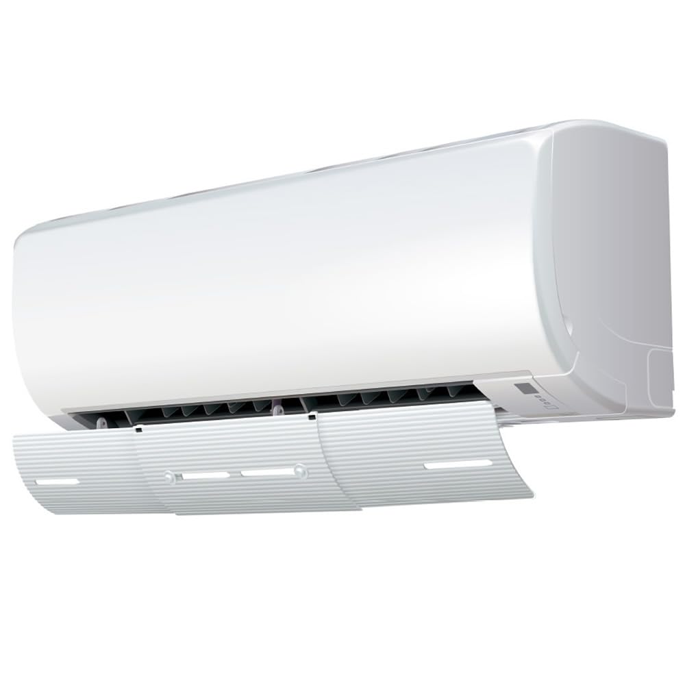 Original Slim Air Conditioner Deflector (4-Pack) - Adjustable AC Vent Cover for Better Airflow & Energy Savings - Perfect for Bedrooms, Offices & Living Rooms