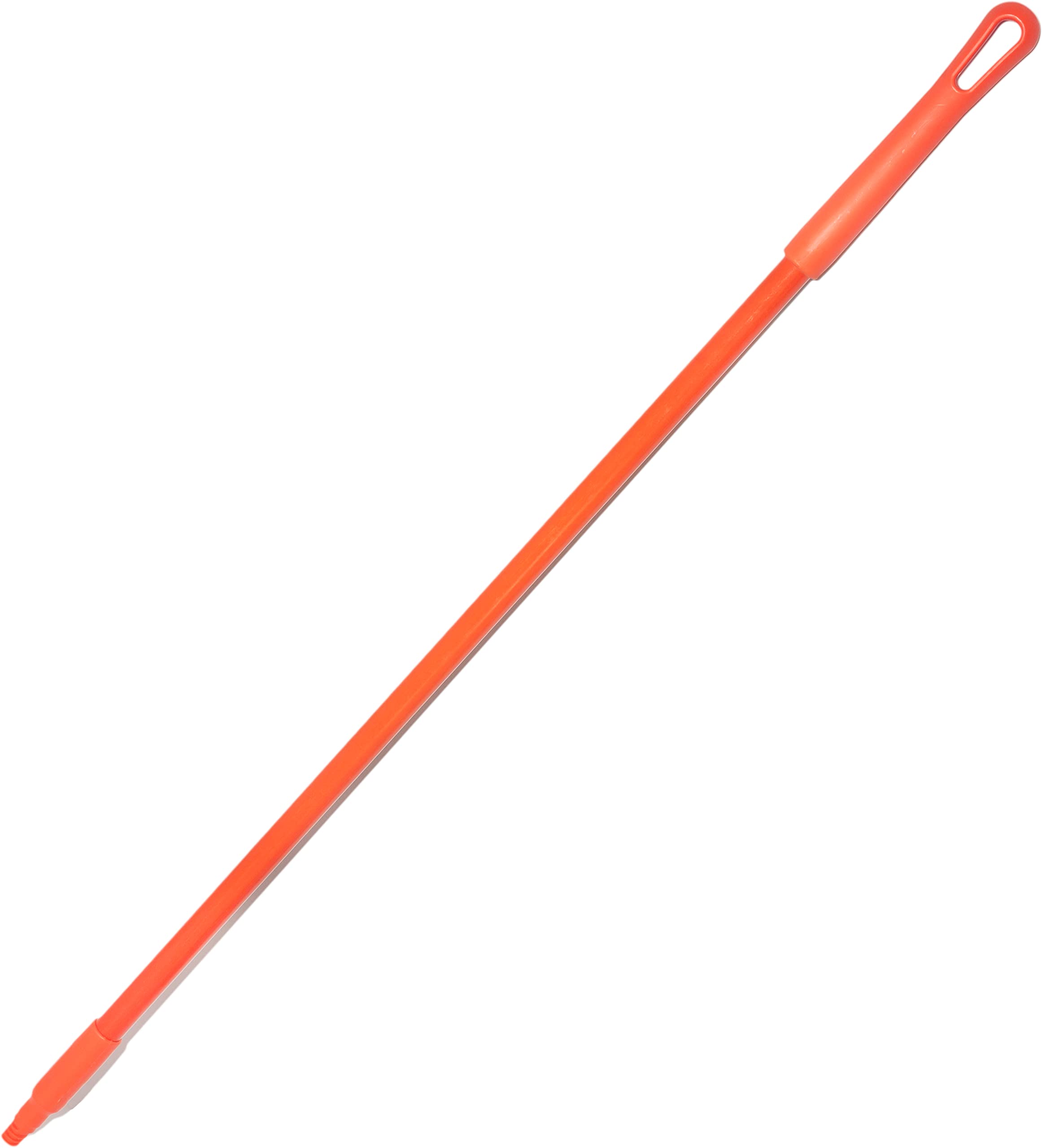 SPARTA 41225EC24 48-Inch Orange Fiberglass Broom & Mop Replacement Handle with Acme Threaded Tip - Commercial Cleaning Supplies (Pack of 12) for Janitorial, Warehouse & Industrial Use