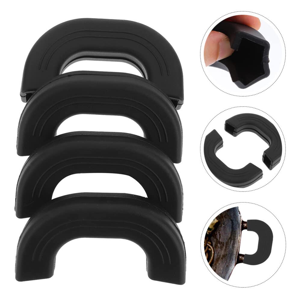 4pcs Silicone Hot Handle Pot Grips - Heat Resistant Pan Handle Covers for Woks, Pans, Griddles & Cookware - Perfect for Cooking, Baking & Kitchen Safety (Black)