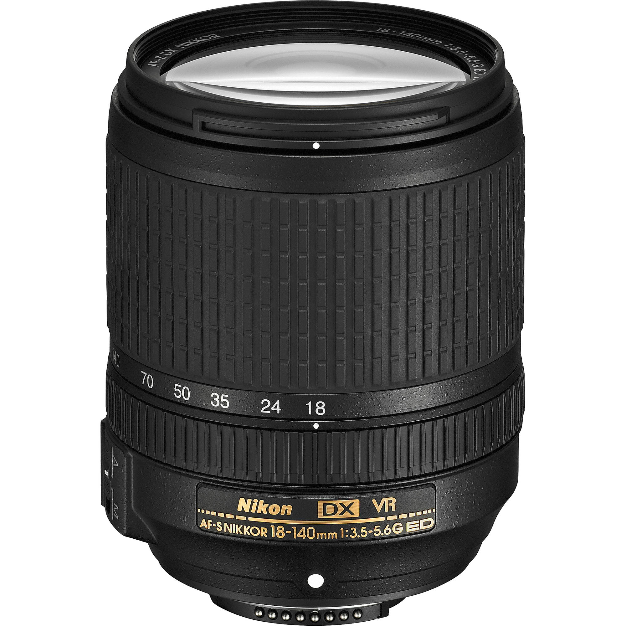 Nikon AF-S NIKKOR DX 18-140mm f/3.5-5.6G ED VR Lens for DSLR Cameras - Perfect for Travel, Wildlife & Portrait Photography