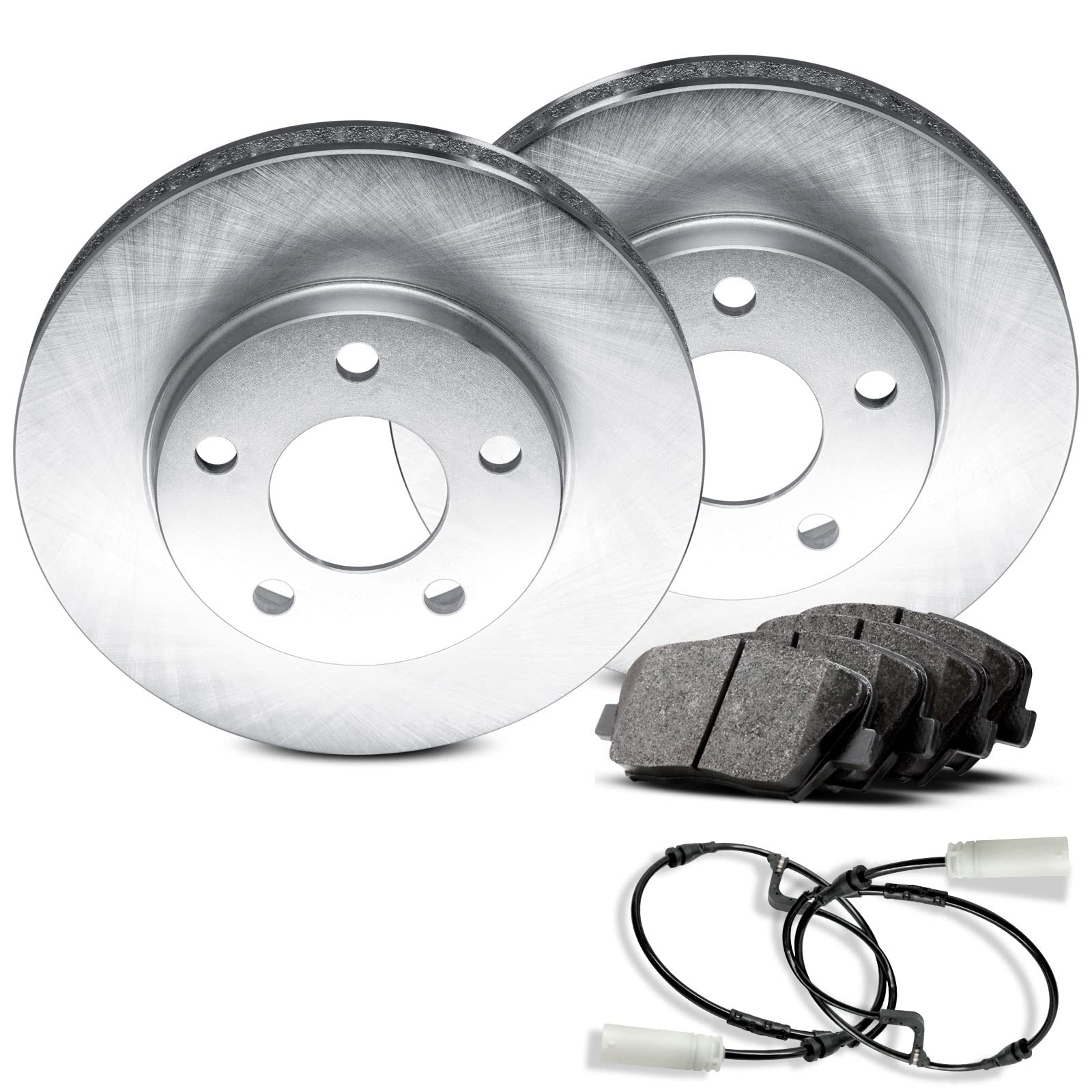 R1 Concepts Premium Rear Brake Kit for 2001-2006 Lexus LS430 - Ceramic Brake Pads & Rotors Set with Hardware | Smooth Stopping Power | Ideal for Daily Commuting, Highway Driving & Performance Use