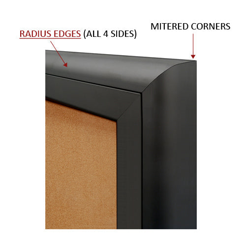 Lockable Outdoor Bulletin Board with LED Lighting & Metal Display Case - Weatherproof, 35+ Sizes for Schools, Parks & Business Centers