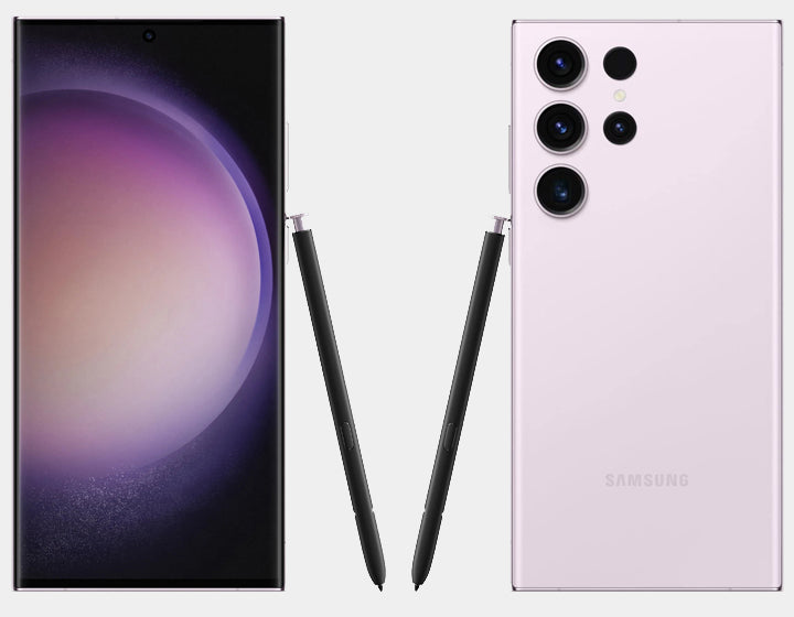 Samsung Galaxy S23 Ultra 5G Unlocked Smartphone - 512GB Storage, 12GB RAM, Dual SIM (S918B) - Lavender | Premium Camera, Long Battery Life for Travel, Business & Gaming
