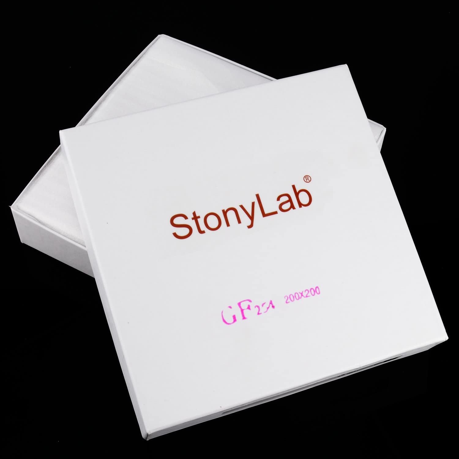 Stonylab TLC Silica Gel 60 Plates (20x20cm) - 16 Pack, 200-250µm Thick with Plastic Backing & GF254 Indicator for Thin Layer Chromatography | Lab Analysis, Chemical Separation, Pharmaceutical Testing, Research & Education