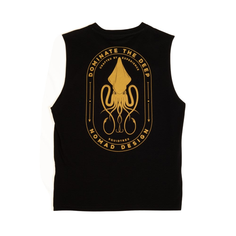 Squidtrex Domination Graphic Tank Top for Men - Cool Casual Muscle Tee for Gym, Workout, and Streetwear Fashion