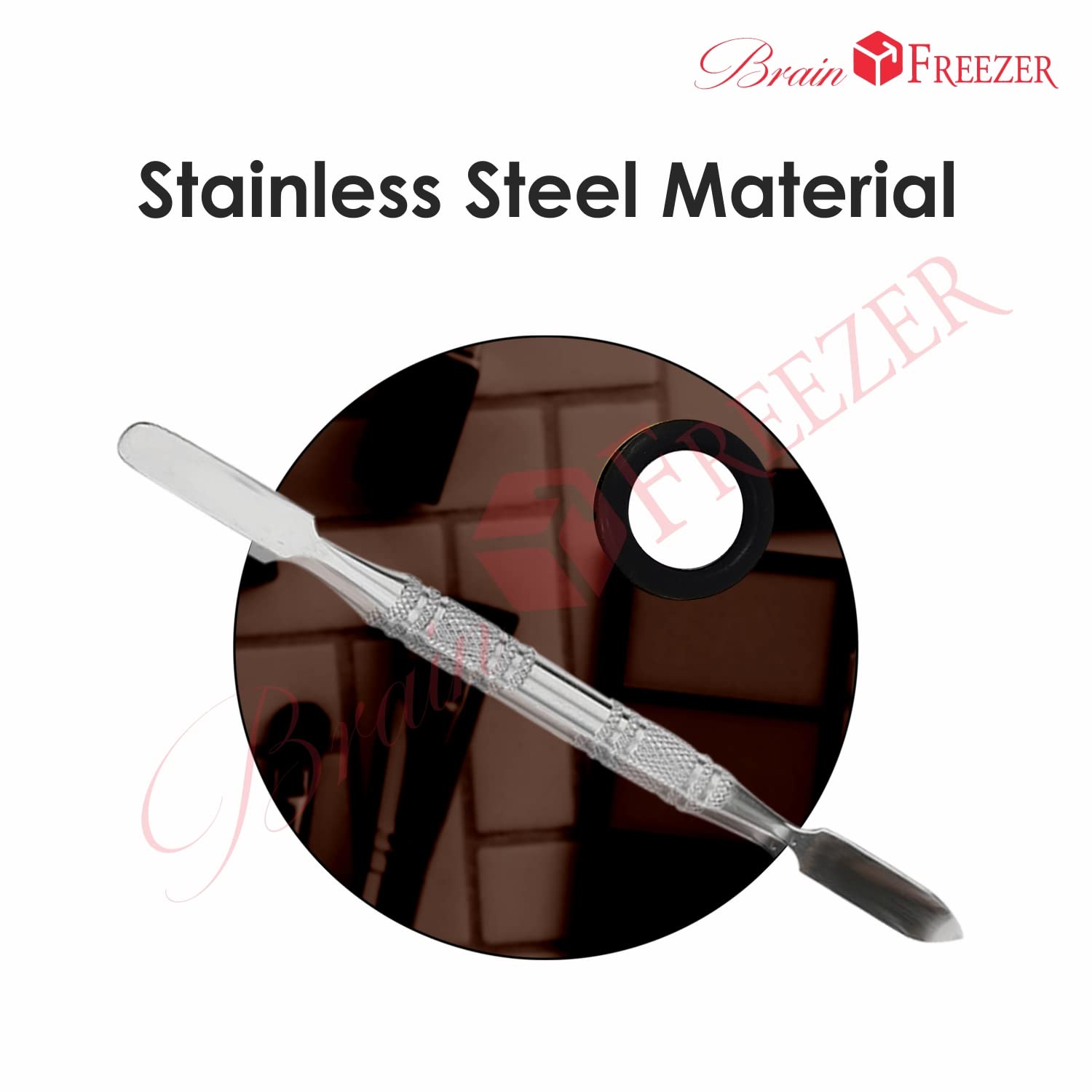 Shiny Makeup Palette with Stainless Steel Spatula - 100g Rose Gold Circle Design for Eyeshadow & Blush | Perfect for Professional Makeup Artists & Beauty Enthusiasts