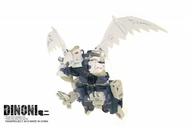 Fansproject Combiner Ryu Oh Dinoni (Yokuryu) - Transformable Dinosaur Robot Toy for Collectors & Kids - Perfect for Display, Play & Anime Enthusiasts