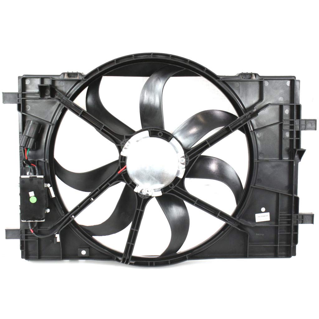 2006-2009 Mercury Milan Radiator Cooling Fan Replacement - Single Fan Assembly Part #FO3115168 7E5Z8C607A | Perfect for Engine Overheating Prevention & Summer Driving Maintenance