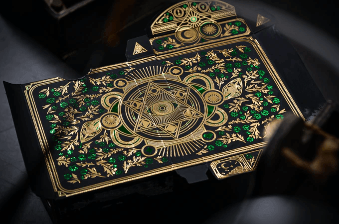 Premium Virescent Emerald Edition Playing Cards - Elegant & Durable for Poker, Magic Tricks & Collectors | Perfect for Game Nights, Gifts & Cardistry