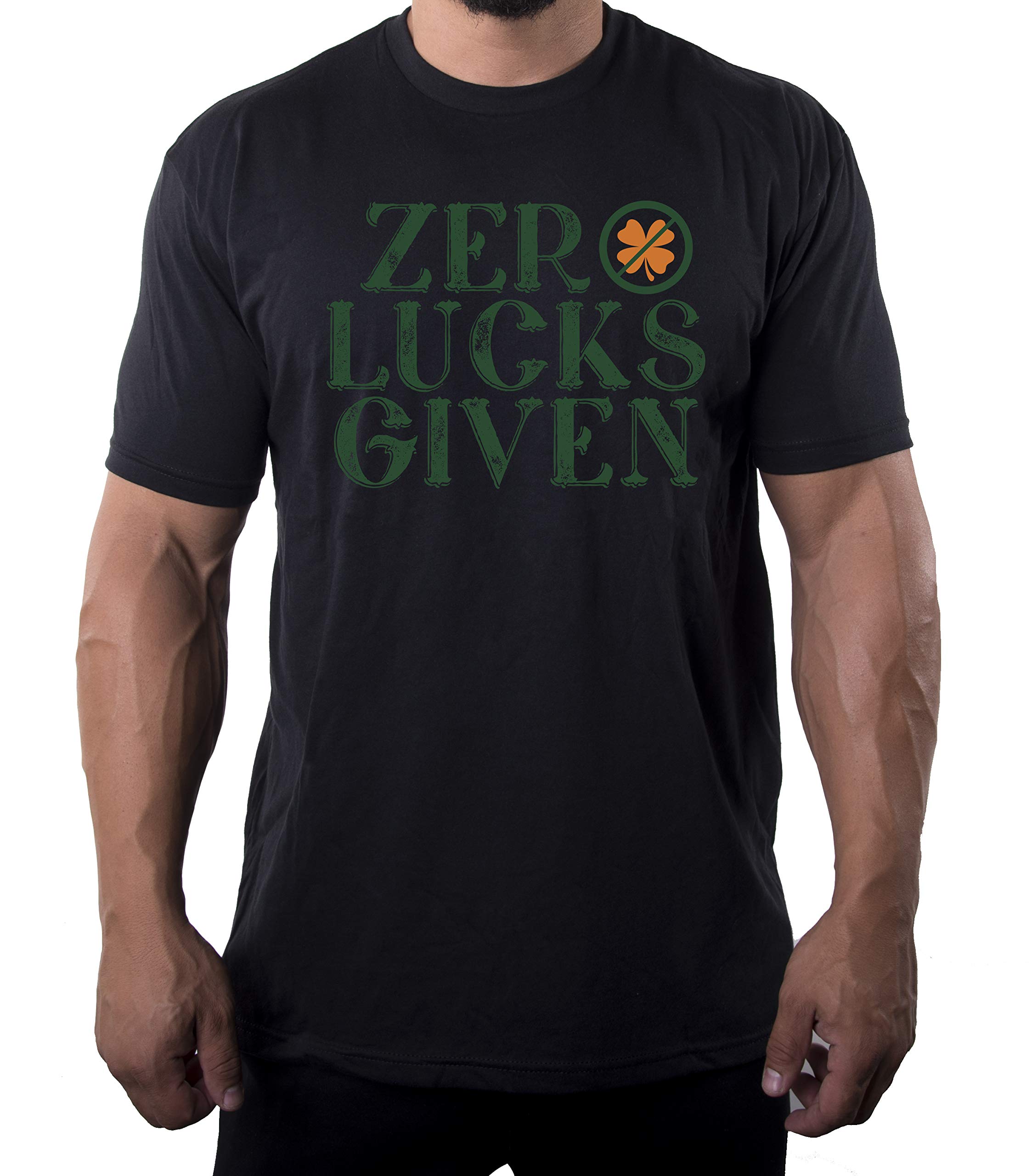 Zero Lucks Given Men's Graphic T-Shirts | Funny Casual Tees for Men | Perfect for Parties, Gifts & Everyday Wear