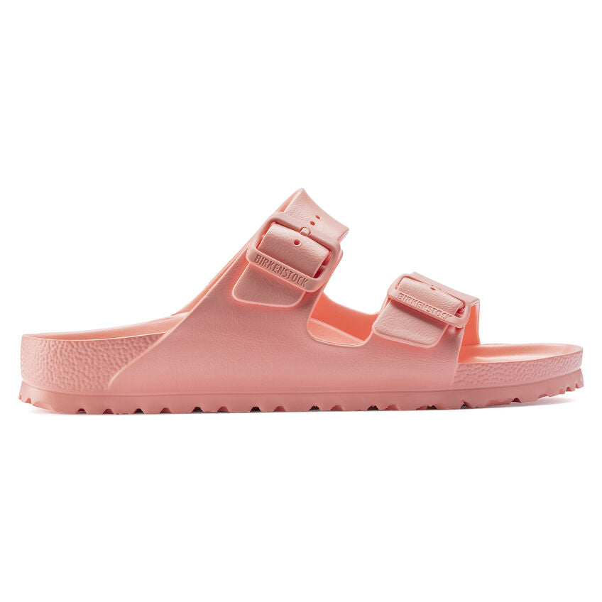 Birkenstock Arizona EVA Essentials Sandal - Coral Peach | Comfortable & Lightweight Unisex Slides for Beach, Pool & Summer Outfits