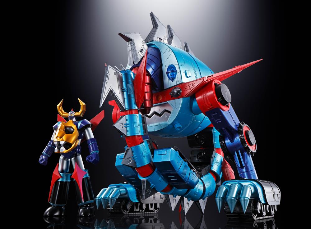 Bandai Soul of Chogokin GX-100 Gaiking & Daiku Maryu Divine Demon Dragon Action Figure - Premium Collectible for Anime Fans & Display Showcase