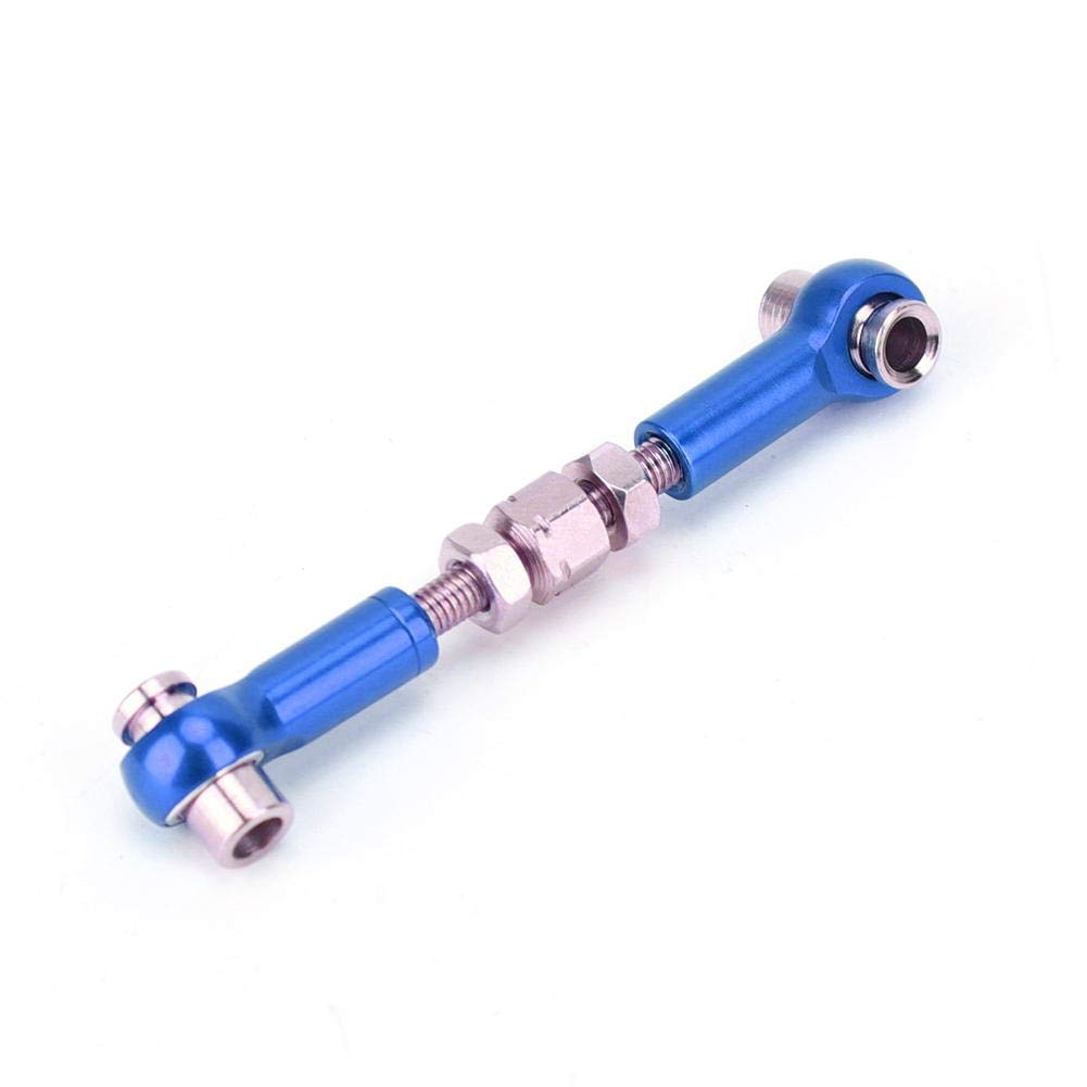 Adjustable RC Servo Links - 6Pcs 47mm Tie Rod Set for 1/10 Touring Car (Navy) - Perfect for RC Hobby & Racing