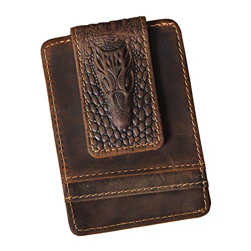 X Crocodile Embossed Brown