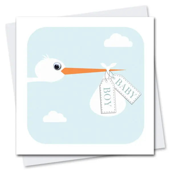 New Baby Boy Greeting Card - Cute & Heartfelt Birthday Wishes for Infant Boys | Perfect for Baby Showers, Birth Announcements & First Birthdays