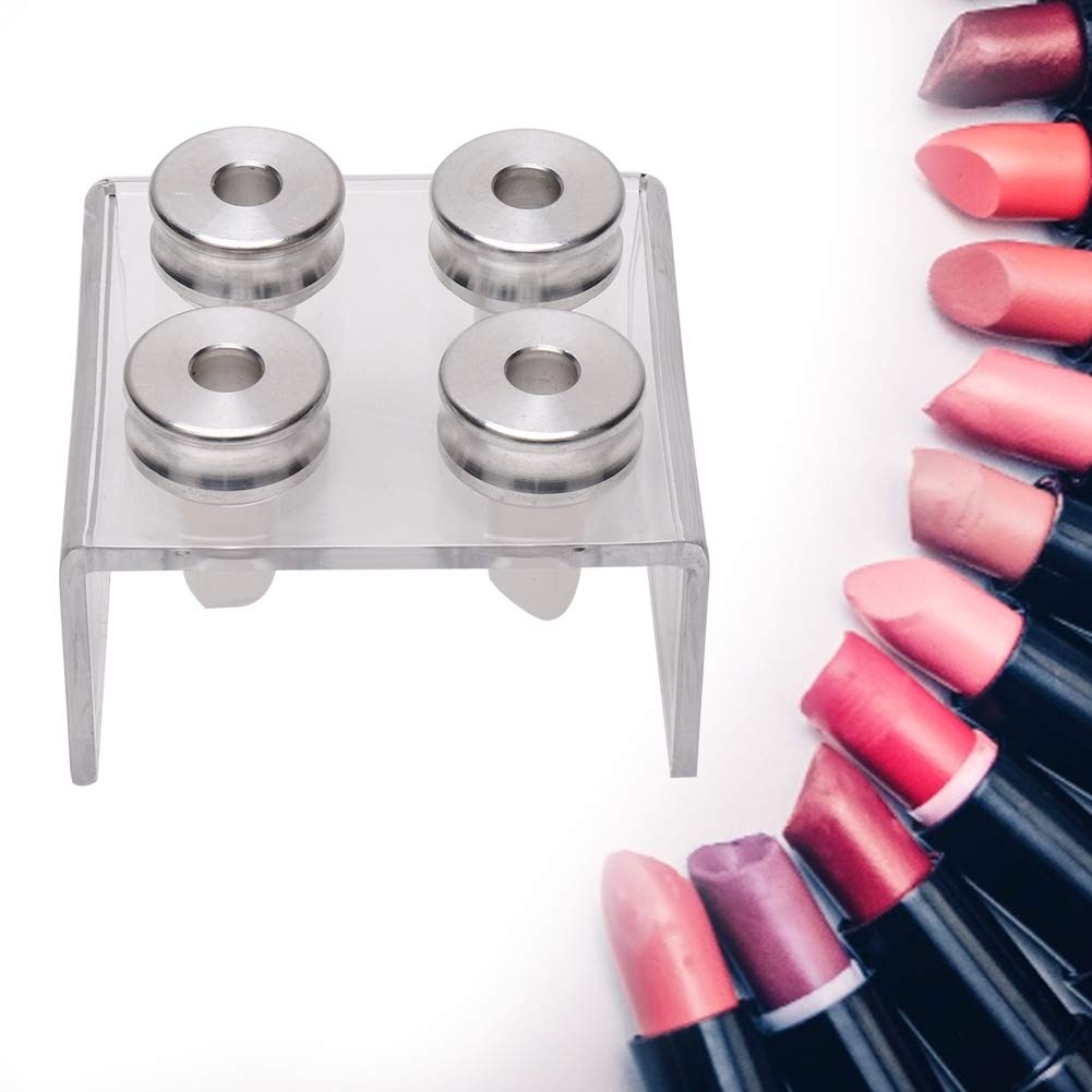 DIY Lipstick Maker Mold Kit - 9mm Beak Lip Gloss & Balm Making Tool with 4 Holes - Perfect for Homemade Lipstick, Lip Balm & Cosmetics Crafting at Home
