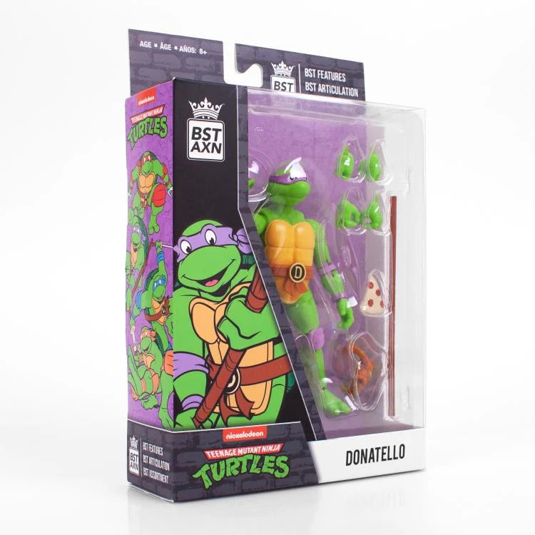 BST AXN Teenage Mutant Ninja Turtles Donatello Action Figure - Collectible TMNT Toy for Kids & Fans - Perfect for Display, Play & Gifts