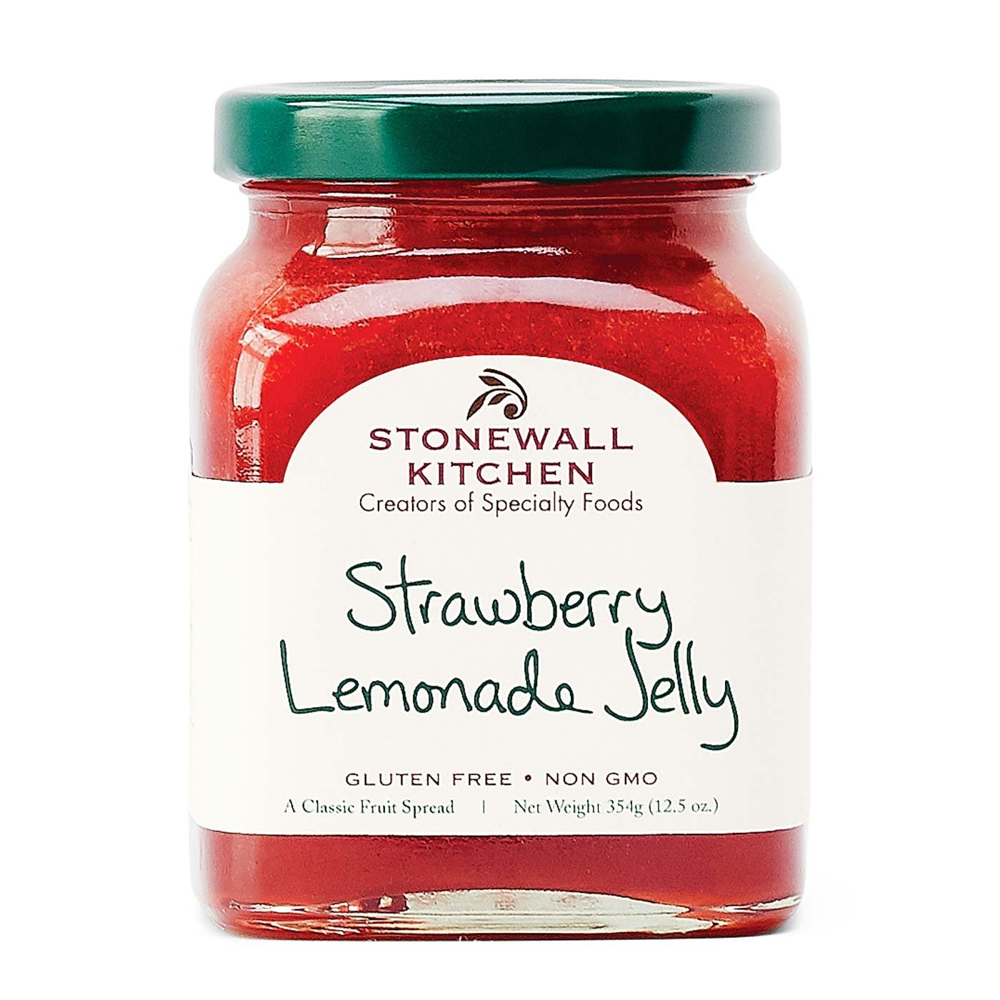 Stonewall Kitchen Strawberry Lemonade Jelly - 12.5 oz Jar | Sweet & Tangy Fruit Spread for Toast, Yogurt & Desserts | Perfect for Breakfast, Baking & Gift Giving
