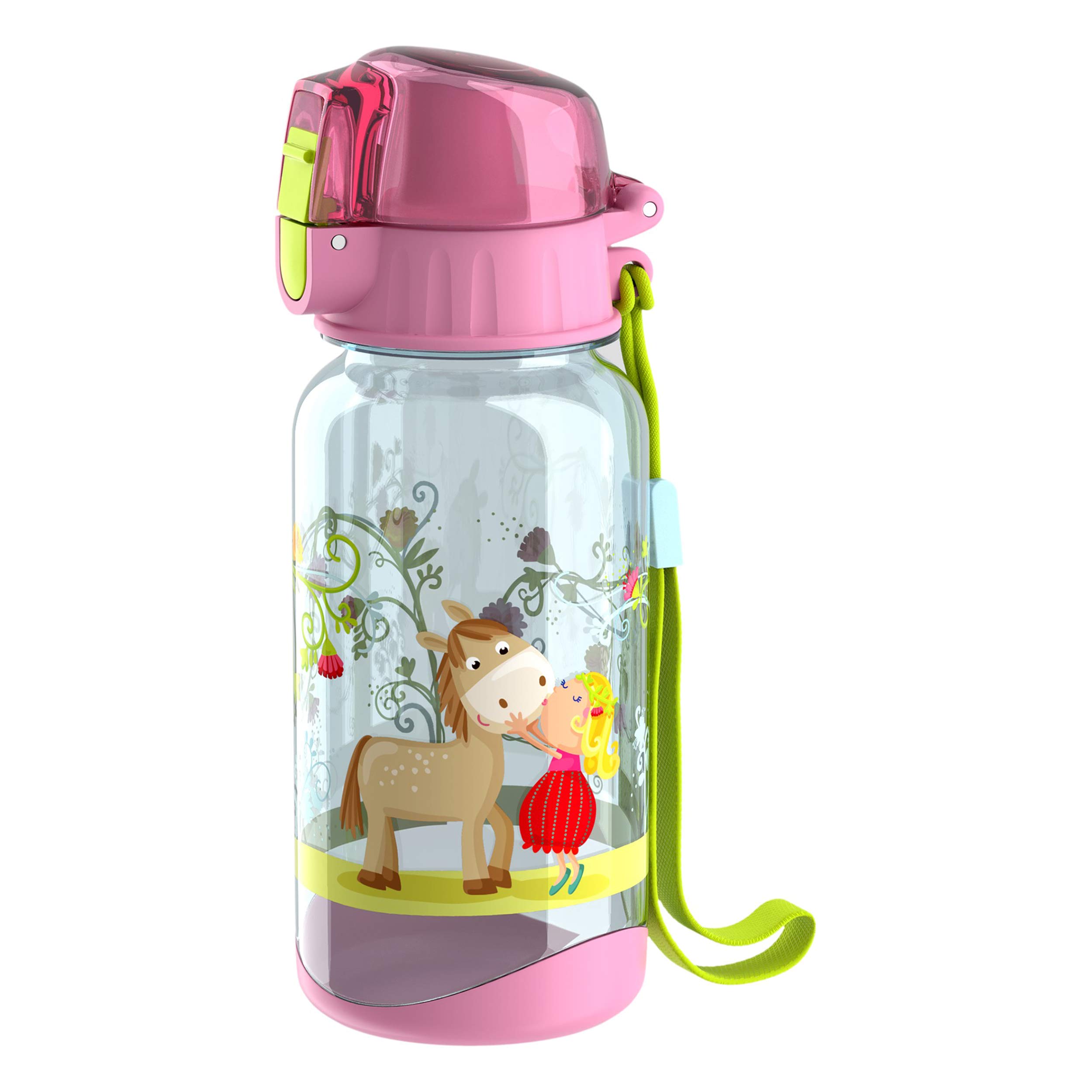 HABA 304485 Stainless Steel Water Bottle for Kids - Vicki & Pirli - BPA-Free, Leak-Proof, Insulated Thermos for School, Sports & Outdoor Activities