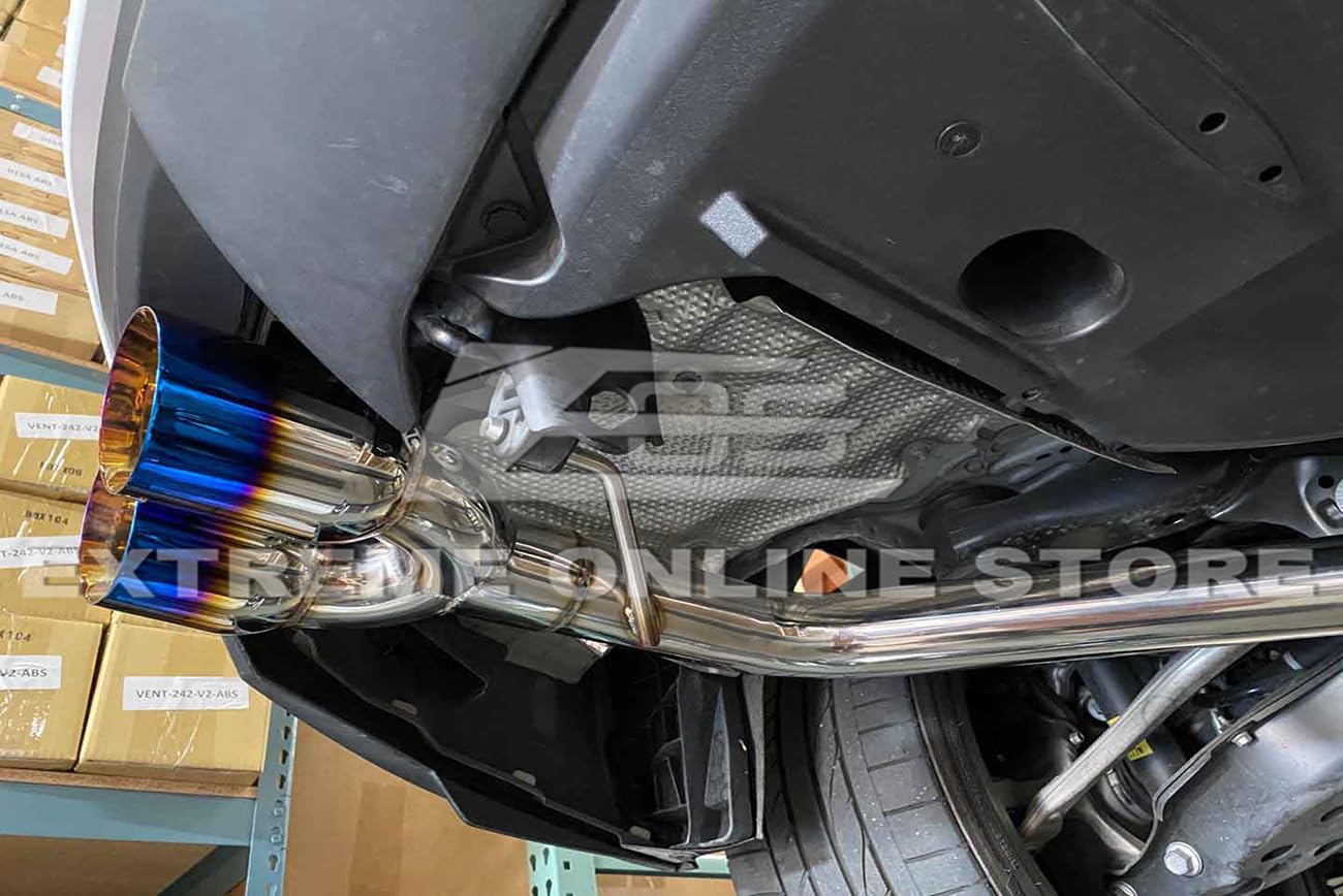 Lexus RC200t RC300 RC350 Stainless Steel Muffler Axle Back Exhaust System (2015-Present) - 3.5