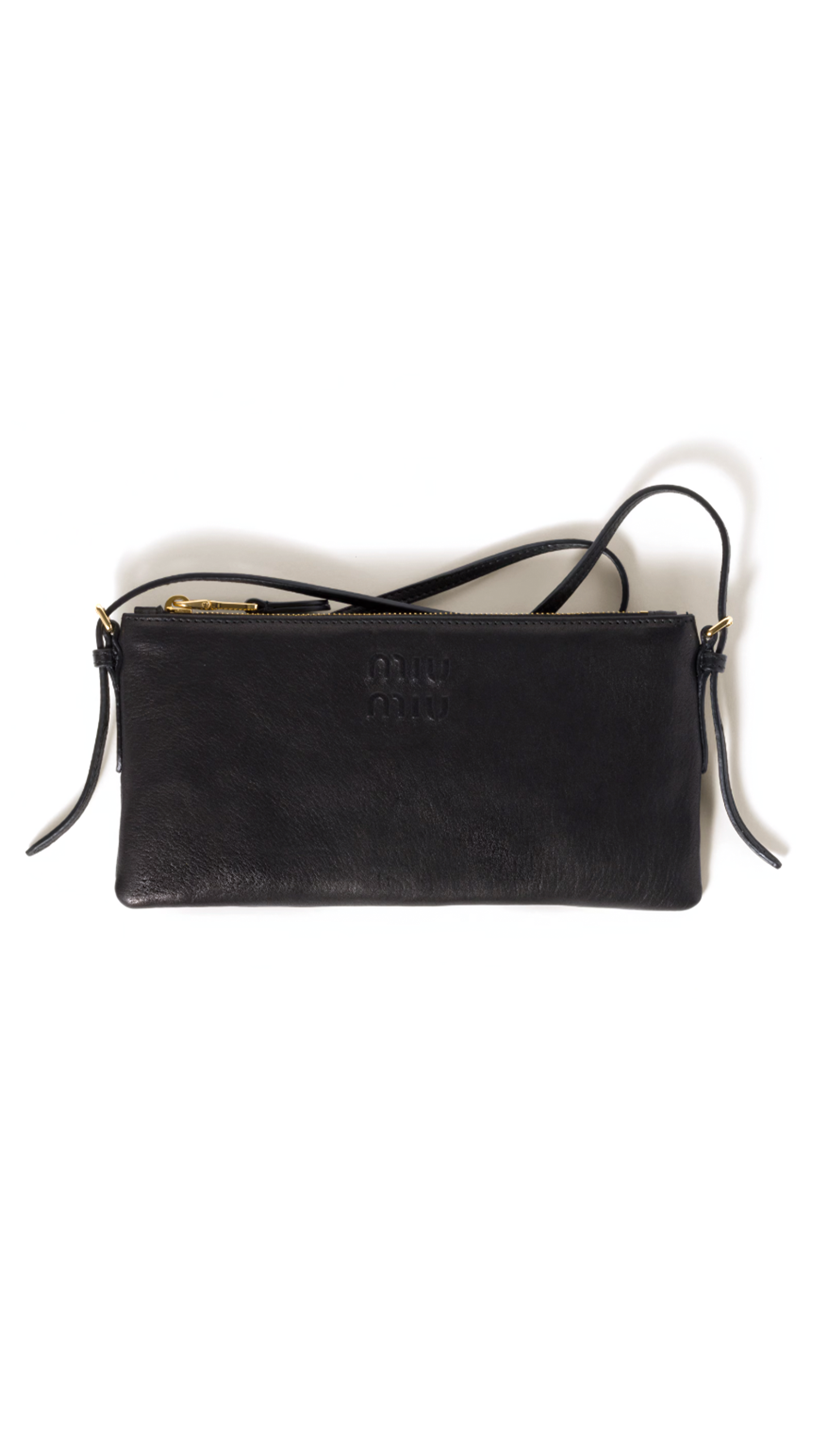 Premium Nappa Leather Mini Pouch - Slim Black Crossbody Bag for Women | Perfect for Phone, Cards & Essentials | Everyday Use, Travel & Parties