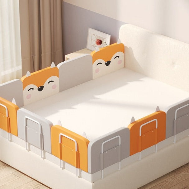 Adjustable Baby Bed Rail Guard with Soft Cushion - Safe & Secure for Toddler Beds, Cribs & Twin Beds - Perfect for Nighttime Safety & Peace of Mind