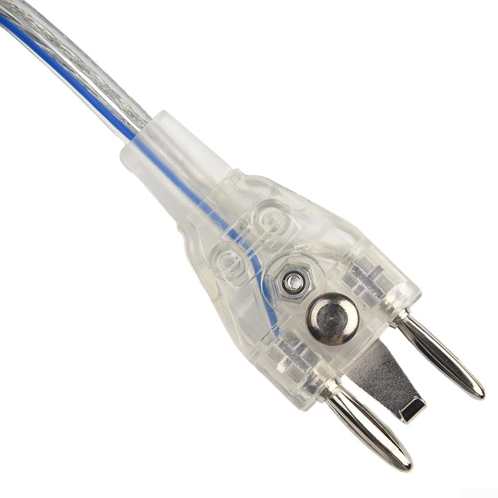 Premium Fencing Body Cords - Durable Plastic & Stainless Steel Foil Body Cord Cable with Hand Line Clamp | Competition & Training Equipment for Foil Fencing | Perfect for Tournaments, Practice & Fencing Clubs