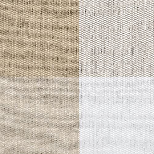 Plaids Beige&white