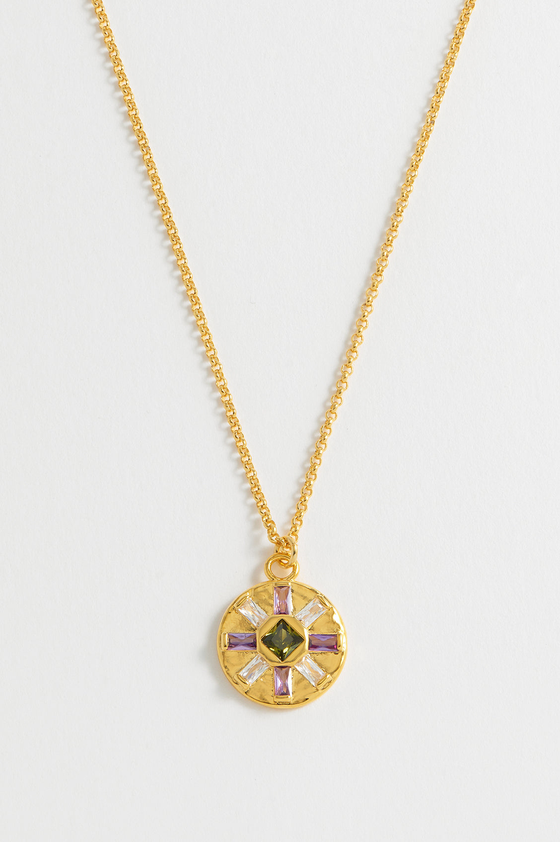 CZ Flower Pendant Necklace - Elegant Cubic Zirconia Floral Jewelry for Women - Perfect for Weddings, Parties & Everyday Wear