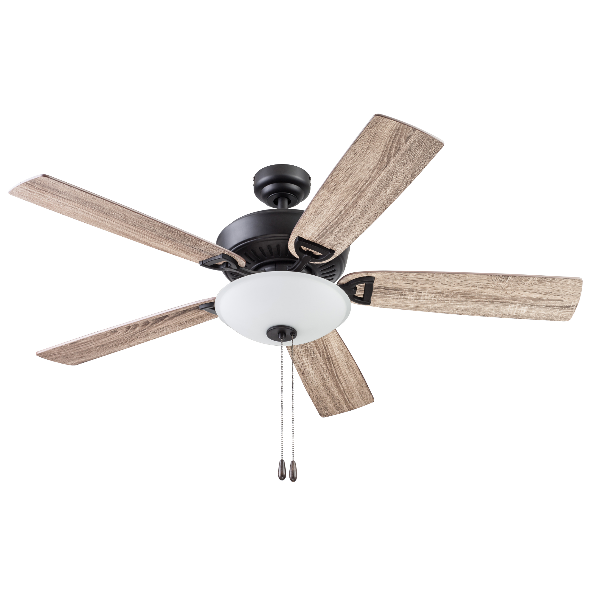 52 Inch Montlake Ceiling Fan with Pull Chain in Espresso Bronze - Perfect for Living Room, Bedroom, and Outdoor Spaces