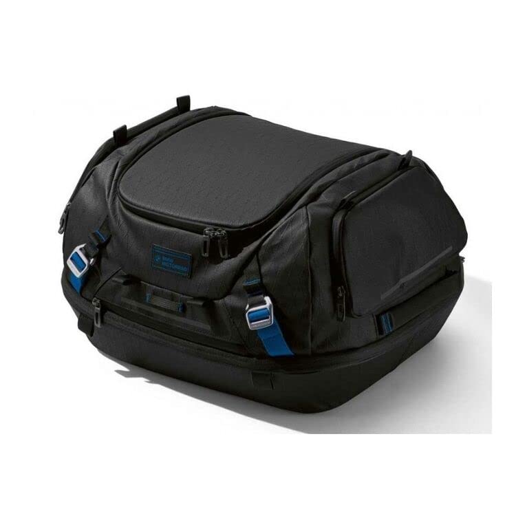 BMW MOTORRAD Black Collection Small Rear Bag for Motorcycles - Perfect for Commuting, Touring & Adventure Riding