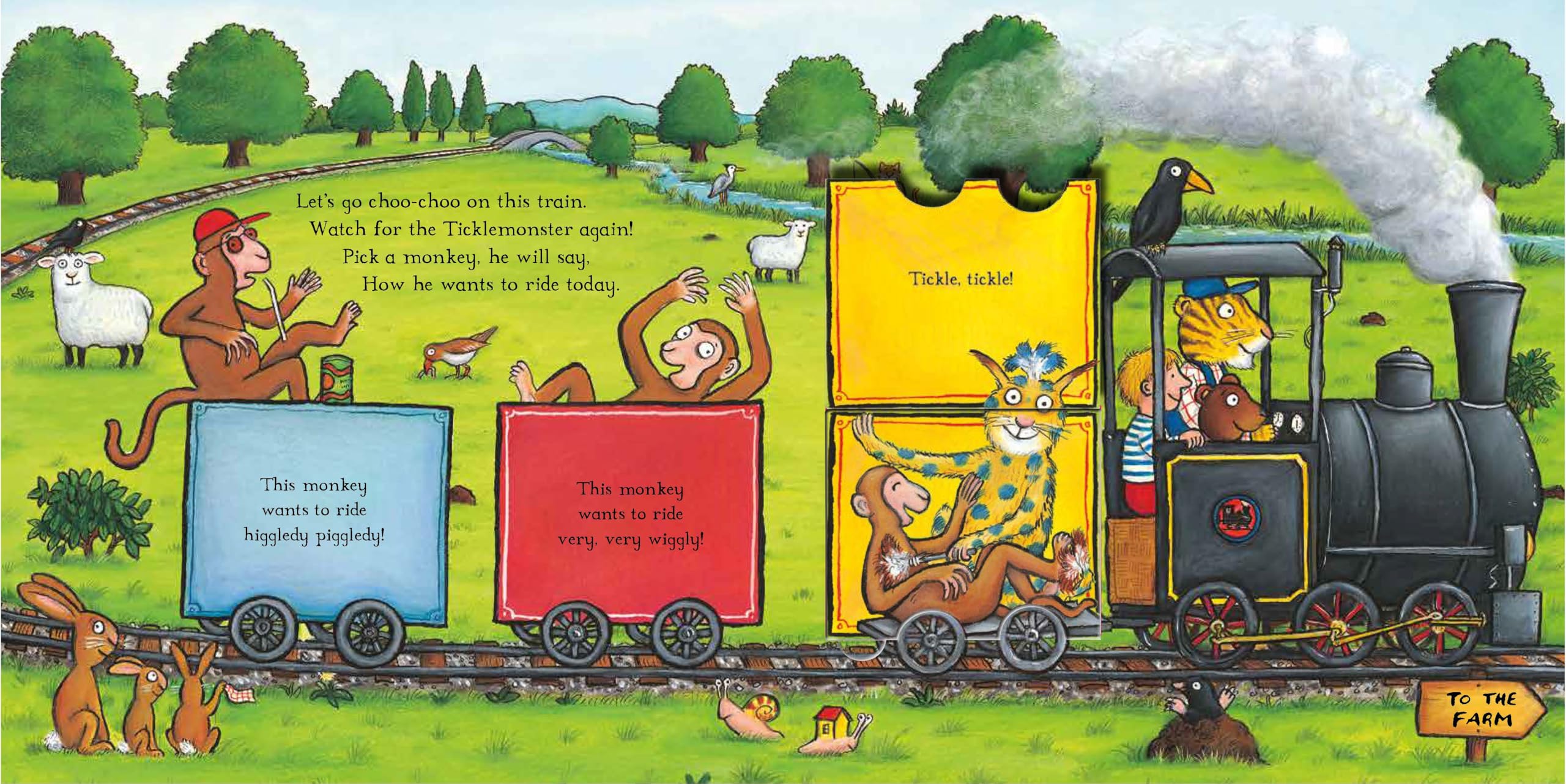 The Tickle Book - Fun Interactive Children's Storybook for Playtime, Bedtime & Family Bonding