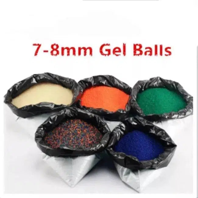 1kg Gel Balls Water Beads 7-8mm for Kids Sensory Play, Home Decor & Plant Hydration - Non-Toxic Super Absorbent Polymer Beads